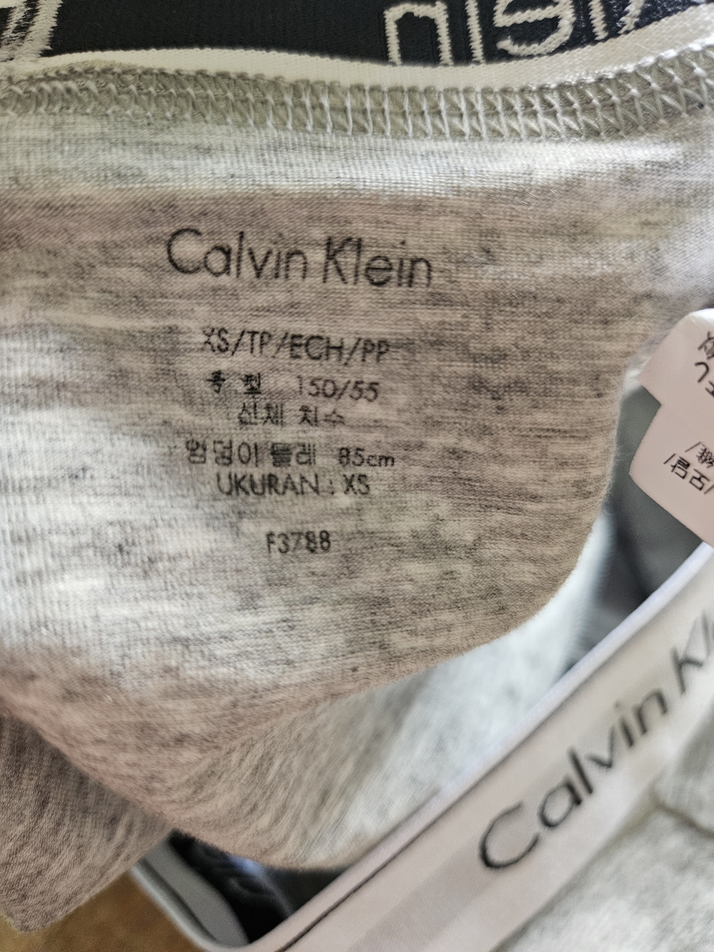Calvin Klein Gray Logo Boyshorts - Picture 5 of 5